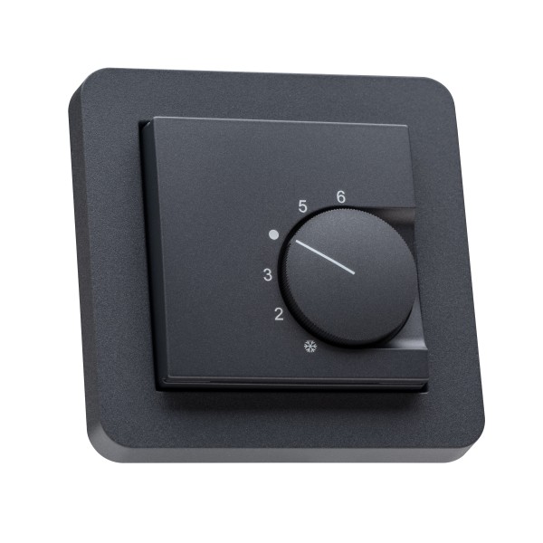 Raumthermostat für Gira E1 anthrazit