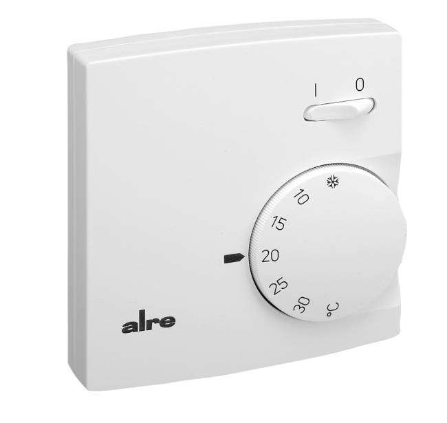 Alre Raumthermostat Aufputz Rtbsb Mit Ventilatorausgang Pefra Regeltechnik