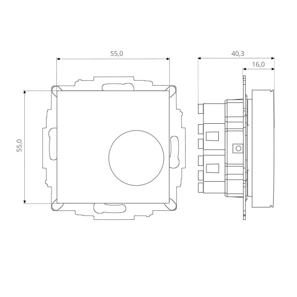 Raumthermostat F R Gira Standard Oder E Reinwei Pefra Regeltechnik